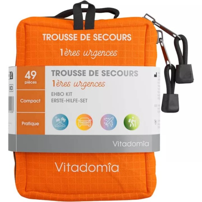 Vitadomia Trousse de Secours 1ères Urgences