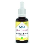 DEVA Fleur Dr Bach Bio et sans alcool contre les situation de crise Flacon de 30 ml