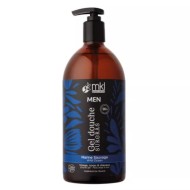MKL Men Gel douche surgras homme Marine Sauvage Flacon pompe de  1L