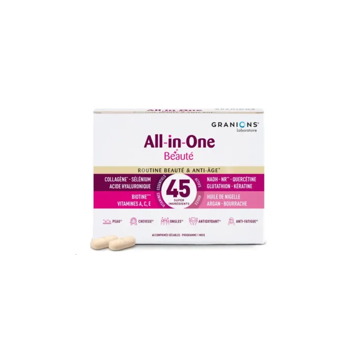 Laboratoires des Granions All-in-one BEAUTE Boite de 60 comprimés