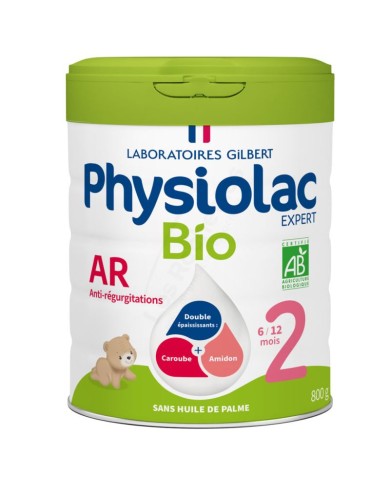 PHYSIOLAC BIO AR 2eme age Boite de 800 g