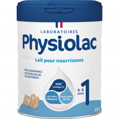 PHYSIOLAC  1 ere age Lait en poudre Boite de 800 grammes