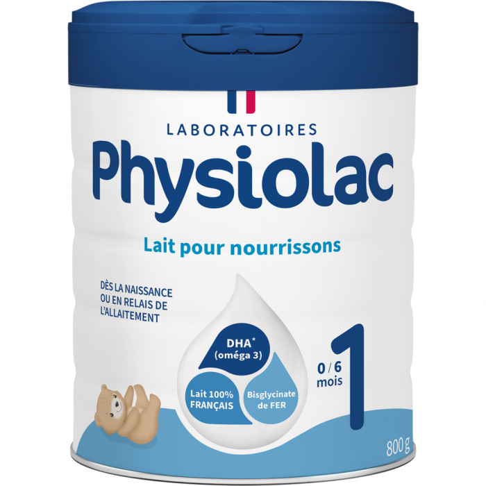 PHYSIOLAC  1 ere age Lait en poudre Boite de 800 grammes