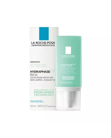 La Roche Posay Hydraphase HA Riche Flacon pompe de 50 ml