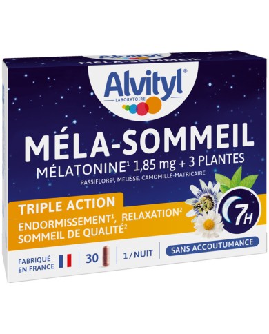 ALVITYL MELA-SOMMEIL TRIPLE ACTION Boite de 30 GELULES