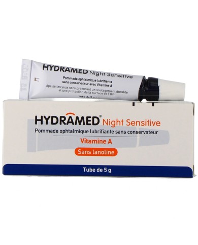 HydraMed Night Sensitive Pommade Ophtalmique Tube de 5 grammes