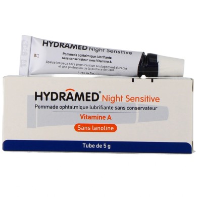HydraMed Night Sensitive Pommade Ophtalmique Tube de 5 grammes