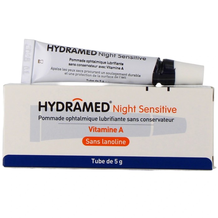 HydraMed Night Sensitive Pommade Ophtalmique Tube de 5 grammes