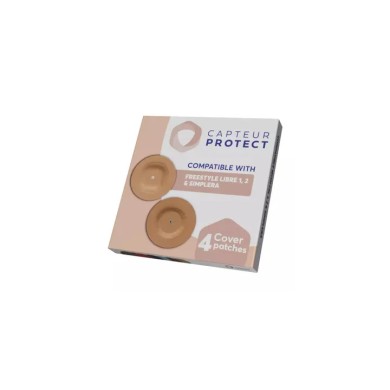 Patchs Capteur Protect pour capteur Freestyle Libre Boite de 4 cover couleur beige