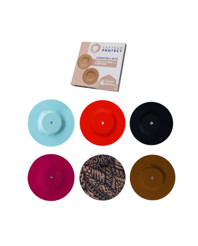 Patchs Capteur Protect pour capteur Freestyle Libre Boite de 4 cover couleur noir