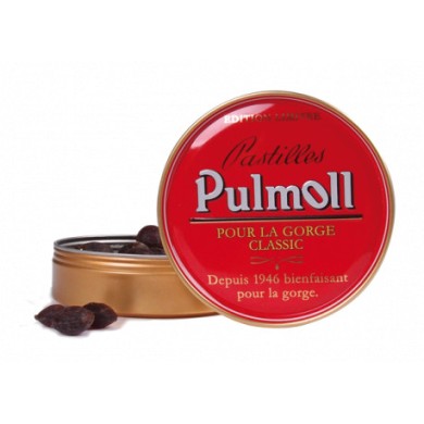 PULMOLL Rouge pastilles pour la gorge Boite de 75 grammes