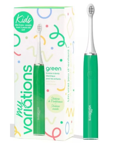 My Variations brosse à dents électrique kids dès 3 ans Vert