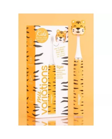 My Variations brosse à dents électrique kids dès 3 ans Tigre orange