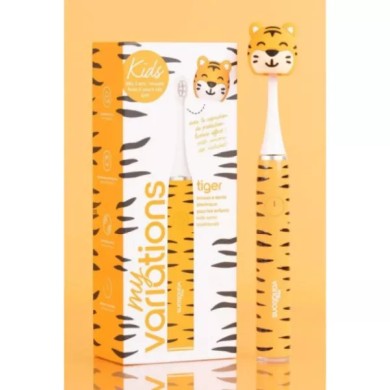 My Variations brosse à dents électrique kids dès 3 ans Tigre orange