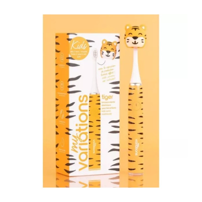 My Variations brosse à dents électrique kids dès 3 ans Tigre orange