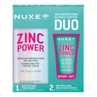 NUXE  Zinc Power  DUO Sérum Anti-Imperfections Flacon de30 ml + FLUIDE MATIFIANT 15 ML OFFERT