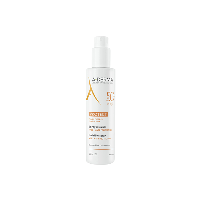 ADerma Protect Spray invisible SPF 50+ peaux fragiles Spray de 200 ml