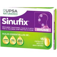 SINUFIX Rhume UPSA Boite de 15 capsules molles