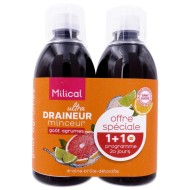 Milical Draineur minceur Programmes de 2 x 10 jours Goût Agrumes