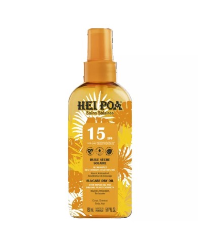 HEI POA Huile Solaire Monoï SPF15 Spray de 150 ml