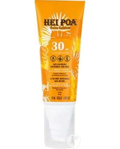 Hei Poa Gel-En-Huile Invisible Solaire SPF 30 Tube de 100ml