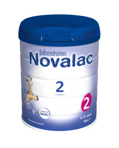 NOVALAC 2 Lait 2ème âge  Boite de 800g