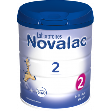 NOVALAC 2 Lait 2ème âge  Boite de 800g