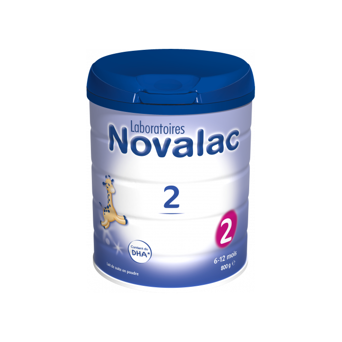 NOVALAC 2 Lait 2ème âge  Boite de 800g