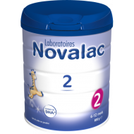 NOVALAC 2 Lait 2ème âge  Boite de 800g