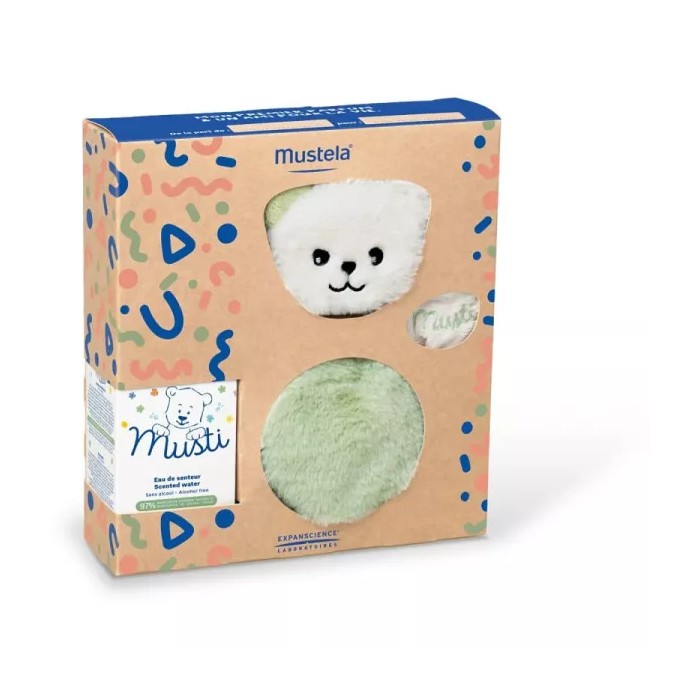 Mustela Coffret Musti parfum + doudou vert