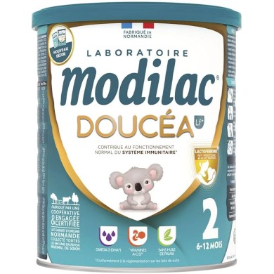 MODILAC Doucéa LF+ lait 2ème âge de 6 à 12 mois Boite de 800 grames