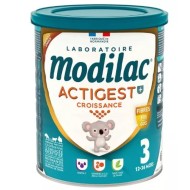 Modilac  Actigest+ Croissance 3ème âge de 12 à 36 Mois Boite de 800 grammes