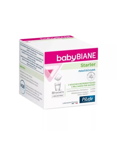 Pileje Babybiane Starter Nourrisson boite de 30 sachets