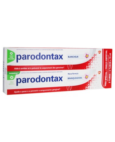 Parodontax Dentifrice Blancheur Lot de 2 x 75 ml