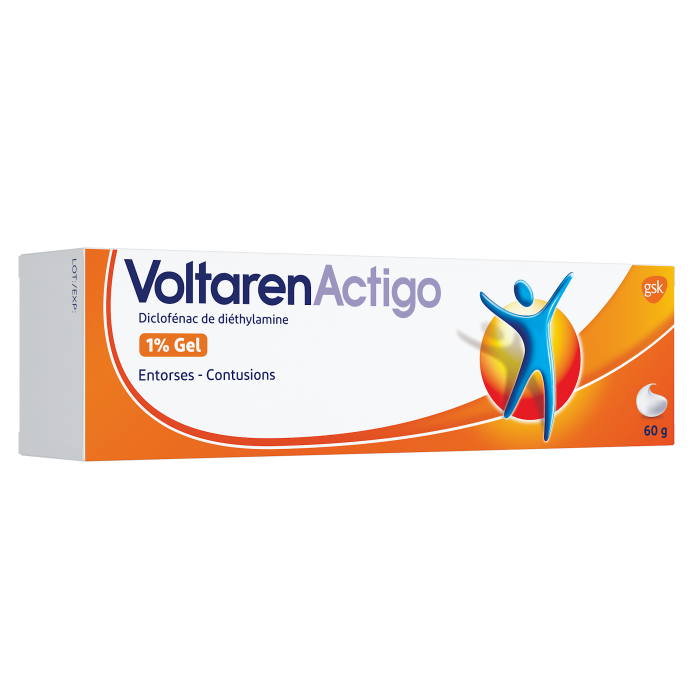 VOLTARENACTIGO 1% Gel Tube de 60 grammes