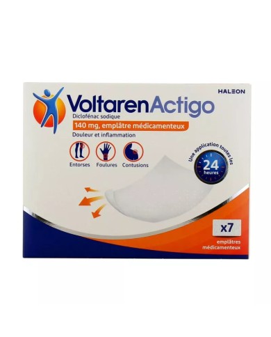 VOLTAREN Actigo 140mg  Emplâtre Sachets Boite de 78