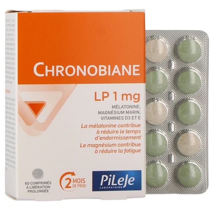 Pileje Chronobiane LP 1mg Boite de 60 comprimés à libération prolongée