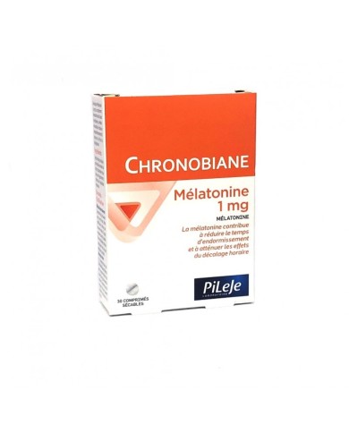 PILEJE Chronobiane Mélatonine 1mg Pilege Boite de 30 Comprimés