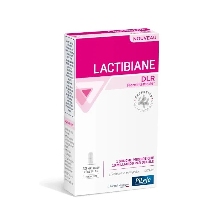Pileje LACTIBIANE DLR Flore Intestinale Boite de 30 Gélules