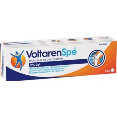 VoltarenSpé 2% Gel Tube 50 grammes