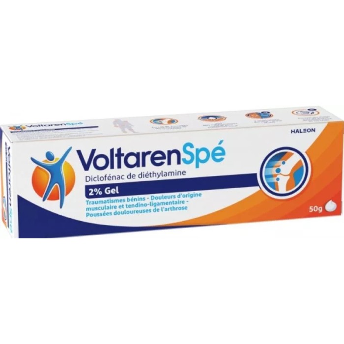 VoltarenSpé 2% Gel Tube 50 grammes