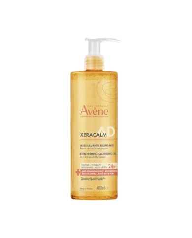AVENE XeraCalm AD Huile lavante relipidante Flacon pompe de 400 ml