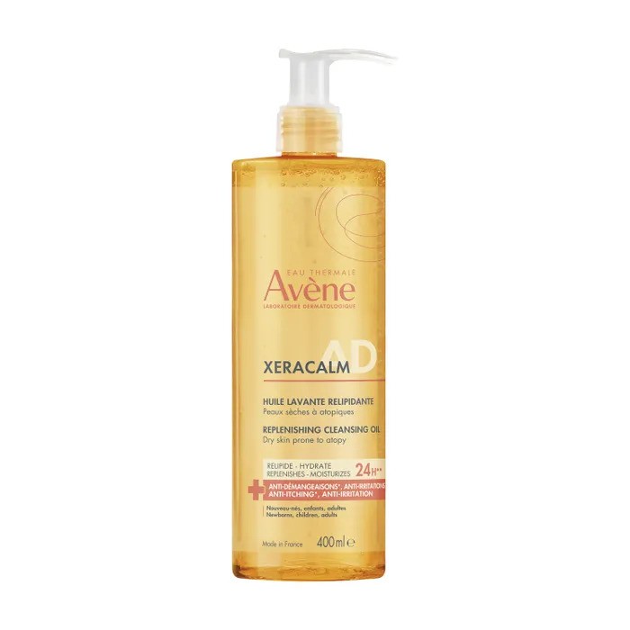 AVENE XeraCalm AD Huile lavante relipidante Flacon pompe de 400 ml