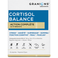 Granions Cortisol Balance Boite de 60 Comprimés