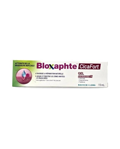 Bloxaphte CicaFort Gel Tube de 15 ml