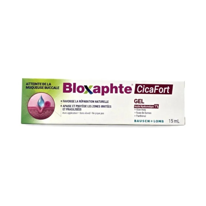 Bloxaphte CicaFort Gel Tube de 15 ml