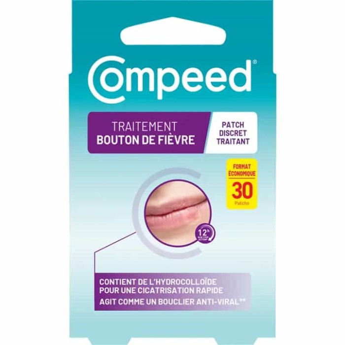 COMPEED Patch bouton fièvre Boite de 30