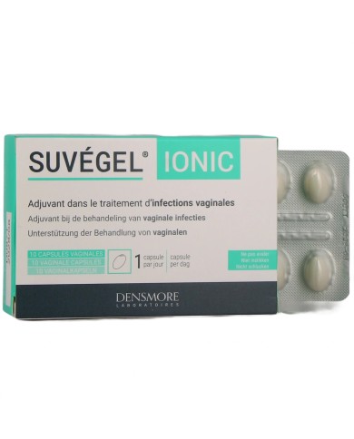 SUVEGEL IONIC Boite de 10 capsules vaginales