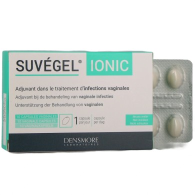 SUVEGEL IONIC Boite de 10 capsules vaginales