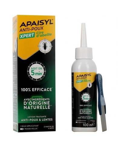Apaisyl Anti-Poux Xpert Cire d'Abeille Flacon de 100 ml